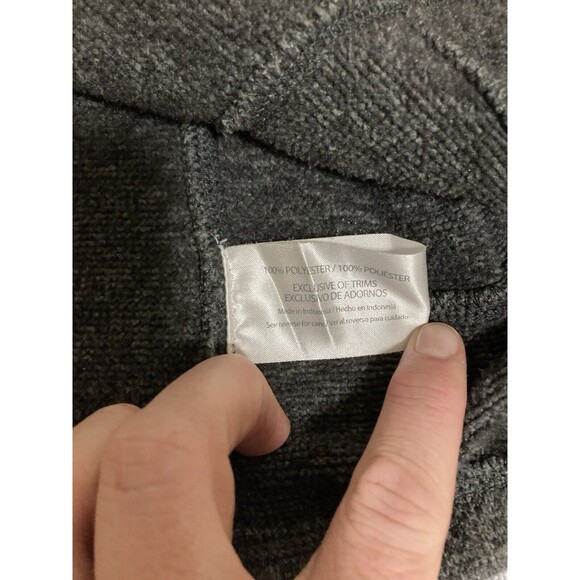 Woolrich Pullover 1/4 Zip Men L Snap Button Pocket Sweater Sweatshirt Gray Men - Picture 7 of 13